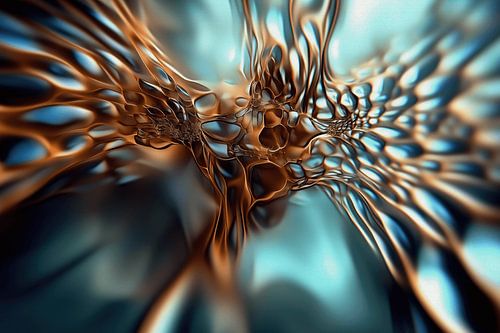 Abstract werk organisch 3D