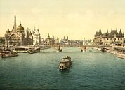 The Pavilions of the Nations and persepective of the bridges, Exposition universelle internationale  van Vintage Afbeeldingen thumbnail