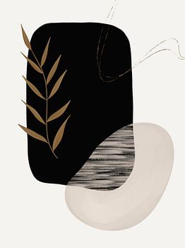 Moderne Kunst - Schwarz und Gold 5