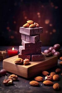Taarten en koekjes chocolade dromen 5 #taarten #koekjes #chocolade van JBJart Justyna Jaszke