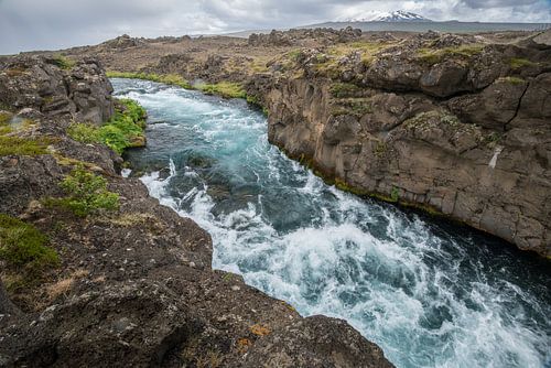 Roaring torrent in Iceland