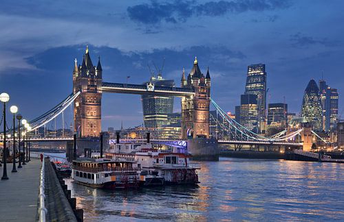 Tower Bridge - Londen van David Bleeker