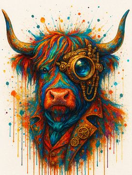 Steampunk Highland Majesty von Digital Picture Art