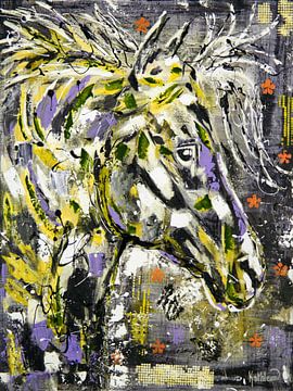 Paardengeest van Kathleen Artist Fine Art