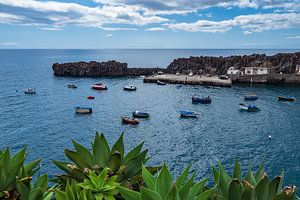 Blick auf Camara de Lobos auf der Insel Madeira, Portugal