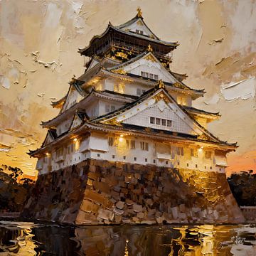 Osaka Castle, Kyobashi, Japan von Johannas Art Creations