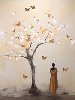 Japandi, Butterfly Tree Gold