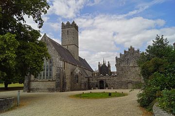Das Adare-Kloster in Adare, Grafschaft Limerick, Irland