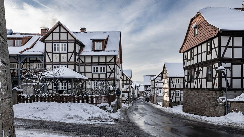 Herleshausen im Winter von Roland Brack