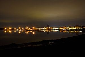  Haven bij nacht