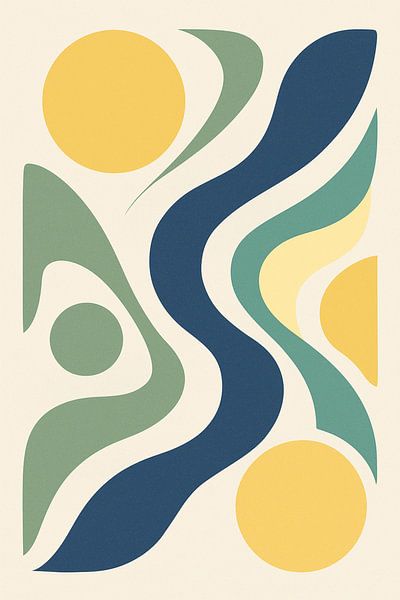 Flow of Harmony - L'équilibre abstrait en mouvement par Eric Nagel