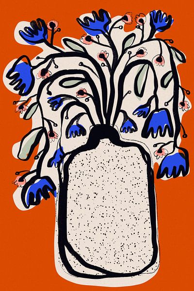 Lovely Flower Bouquet (Orange Version) by Treechild