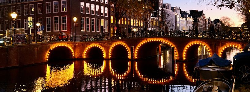 Amsterdam, Herengracht Ecke Blauwburgwal von Amsterdam Highlights