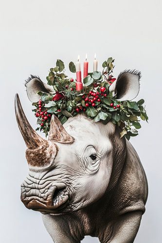 Nashorn Weihnachten