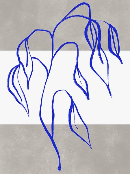 Blue Botanic No 6 by Treechild