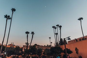 Marrakech dans la lumière du soir sur Dayenne van Peperstraten