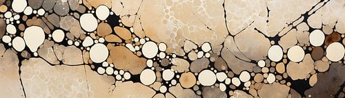 Abstract Bruin Goud | Harmonie