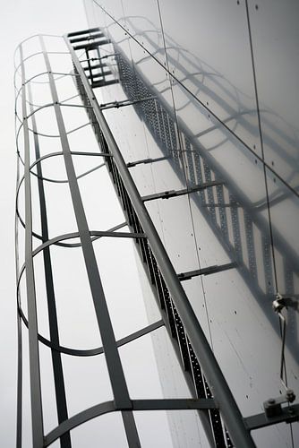 Brandtrap aan de gevel