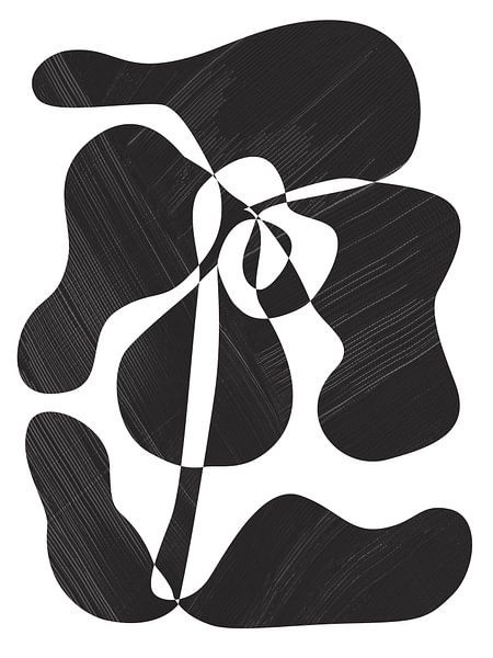 Abstract Shapes Flower by The Printable Studio