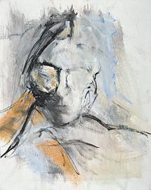 Porträt modern 2 von Angelika Poels