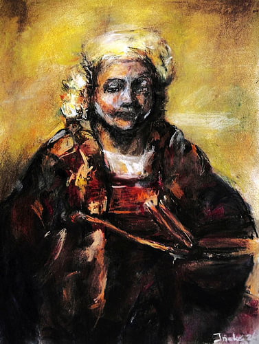 Portrait de Rembrandt van Rijn.