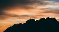 Berg silhouet