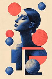 Retrometric - Abstract Beauty IV by Philippe HUGONNARD