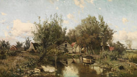 Jacques Rosseels, Landschaft bei Waasmunster