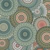 Mandala Collage in het groen van Christine Bässler