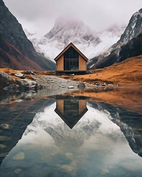 House by the lake by fernlichtsicht