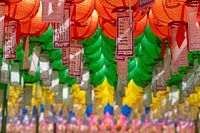 Laternen für das Herbstfest Südkorea