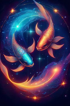 zodiac sign Pisces, sign of the zodiac by Jörg B. Schubert