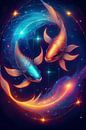 zodiac sign Pisces, sign of the zodiac by Jörg B. Schubert thumbnail