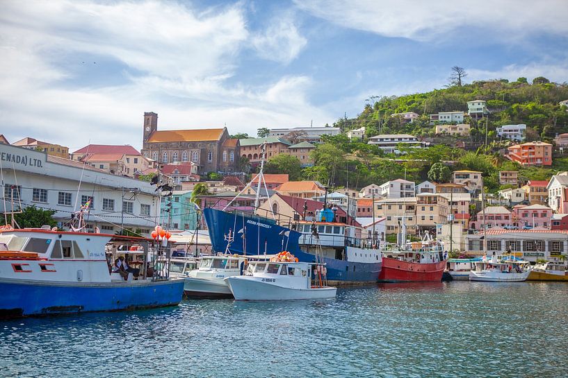In the port of St. George's (Grenada - Caribbean) by t.ART