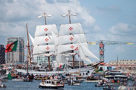 NRP Sagres Sail Amsterdam van Richard Wareham