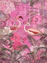 Pink Flamingo Nostalgie von Andrea Haase Miniaturansicht