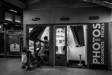 Machine à photos à Paris sur Blond Beeld