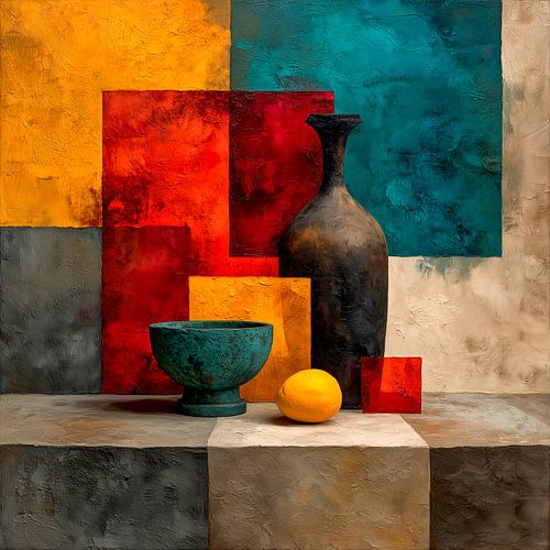 Composition with a Lemon van Harry Hadders Design