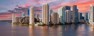 Miami Skyline zum Sonnenaufgang von Tilo Grellmann | Photography
