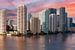 Miami Skyline bij zonsopgang van Tilo Grellmann | Photography