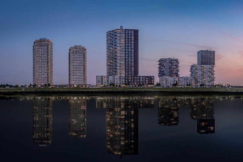 Spijkenisse Skyline à l'envers par Frank Herben