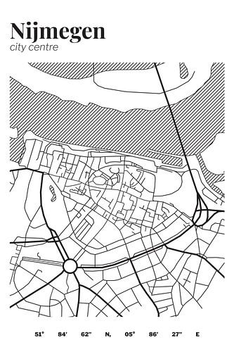 Stadskaart Nijmegen