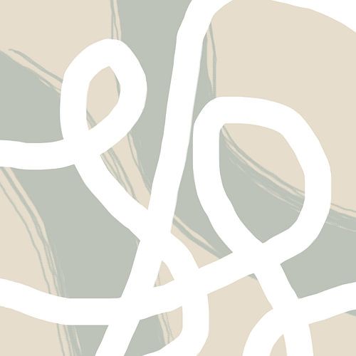 Moderne abstracte kunst - Lijnen en vormen 4