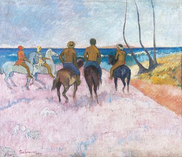 Ruiters op het strand, Paul Gauguin