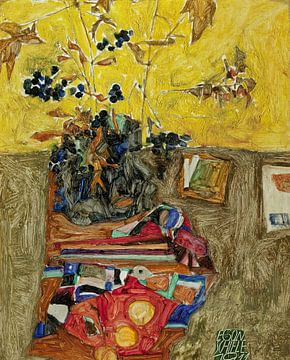 Nature morte aux fleurs, Egon Schiele