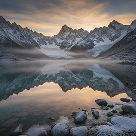 Serenity in the Frozen Heights by Artistic