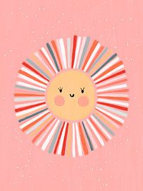 Happy Rainbow Sun – Whimsical Nursery by StudioRemier