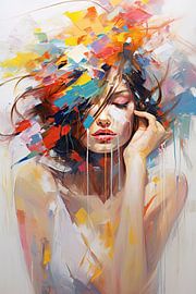 Woman abstract by Bert Nijholt