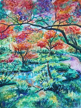 Japanse tuinen Den Haag van Irina Rammos