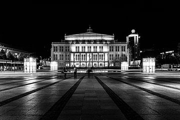 Leipzig bei Nacht von Diana Bruhn